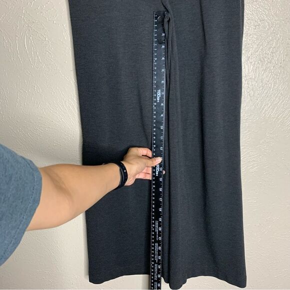 Loft Petite Pull On Wide Leg Pants gray - Picture 12 of 13